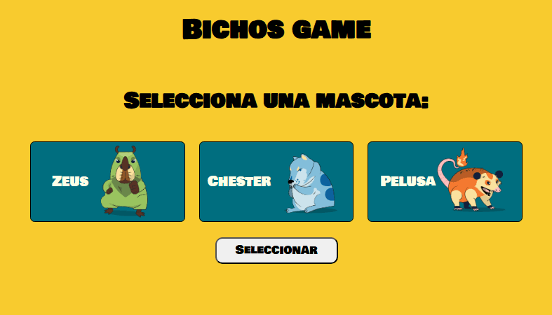Bichos game